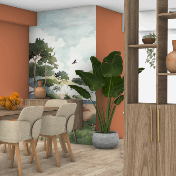 Salle de vie multi-usages