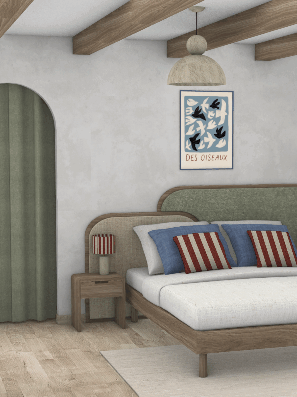 Chambre parentale naturelle