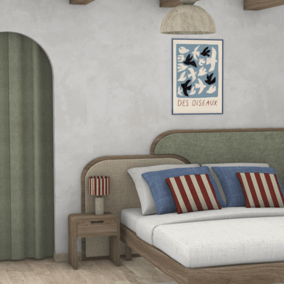 Chambre parentale naturelle